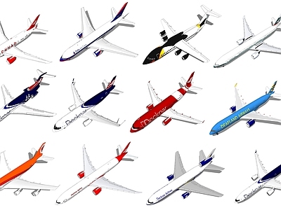 现代航空 民用客机 运客飞机