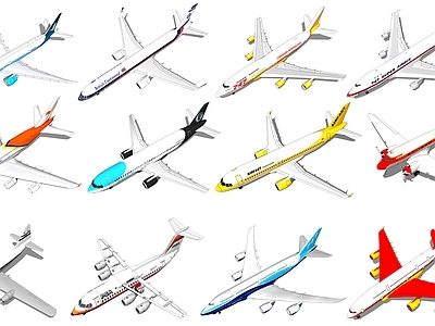 现代航空 民用客机 运客飞机