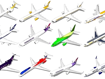 现代航空 民用客机 运客飞机