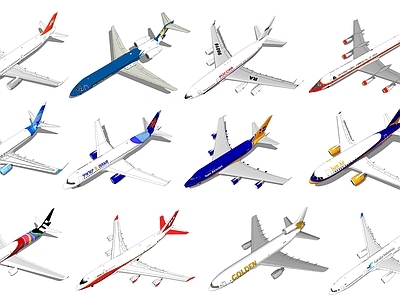 现代航空 民用客机 运客飞机