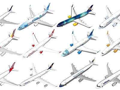 现代航空 民用客机 运客飞机