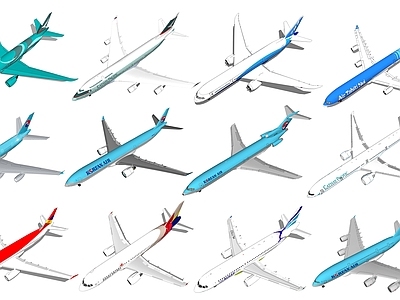 现代航空 民用客机 运客飞机
