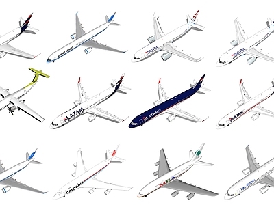 现代航空 民用客机 运客飞机