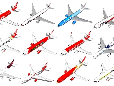 现代航空 民用客机 运客飞机