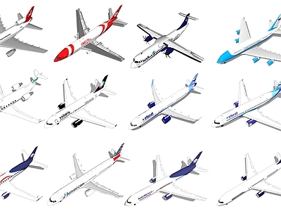 现代航空 民用客机 运客飞机