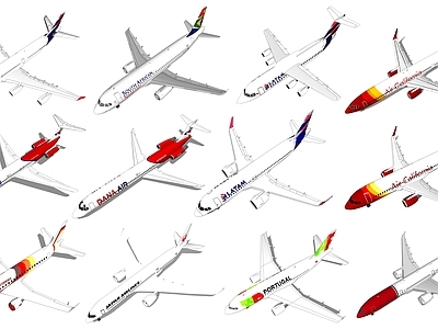 现代航空 民用客机 运客飞机
