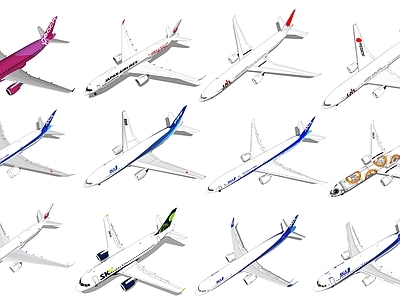 现代航空 民用客机 运客飞机