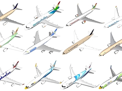现代航空 民用客机 运客飞机