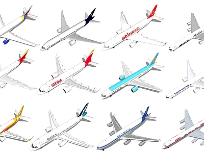 现代航空 民用客机 运客飞机