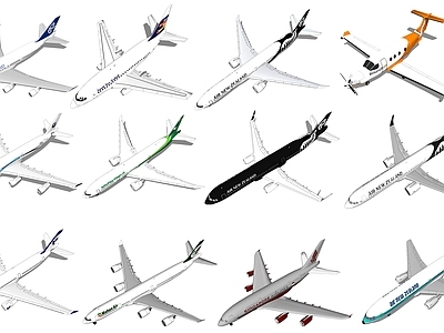 现代航空 民用客机 运客飞机