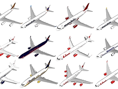 现代航空 民用客机 运客飞机