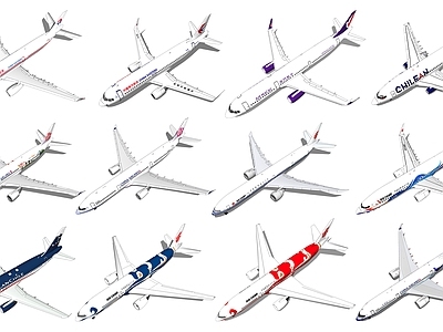 现代航空 民用客机 运客飞机