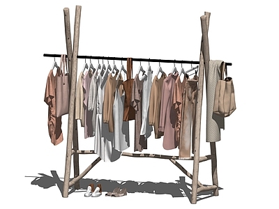 现代服装展架 货架 服装架
