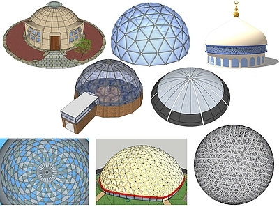 现代穹顶构件 球型构件