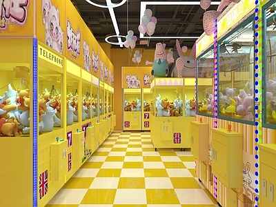 现代玩具礼品店 娃娃机礼品店