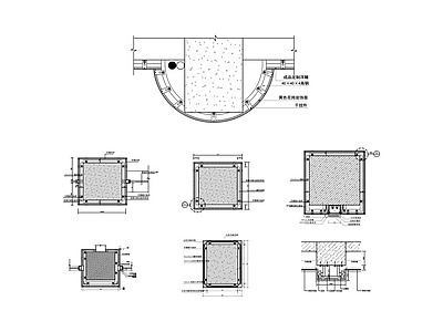 石材方柱包覆做法 节点大样图 施工图