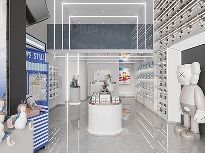 现代玩具礼品店 潮流手办店