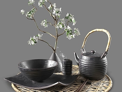 新中式茶具 茶壶 禅意 茶杯