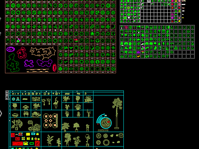 CAD园林素材库 施工图