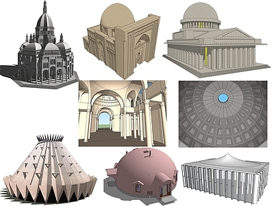 欧式穹顶构件 球体建筑构件 城堡