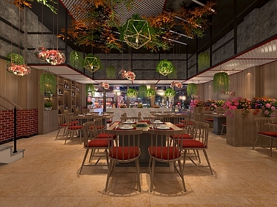 工业风火锅店