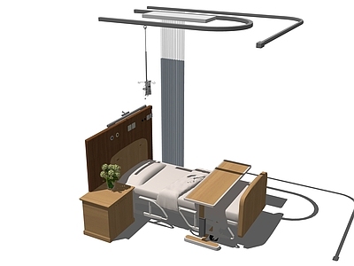 现代医疗单人床器材