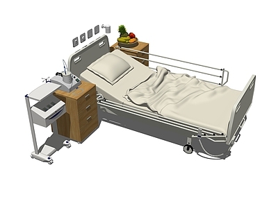 现代医疗单人床器材