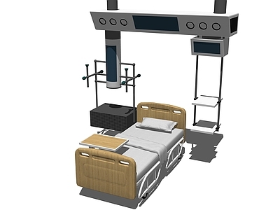 现代医疗器材 床头柜 吊瓶架 输液架