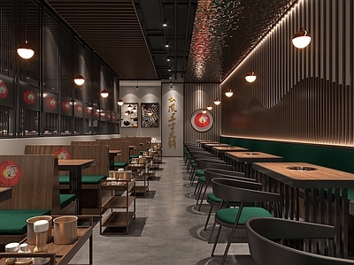 现代火锅店