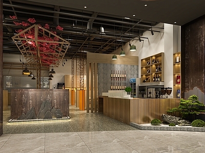 工业风火锅店