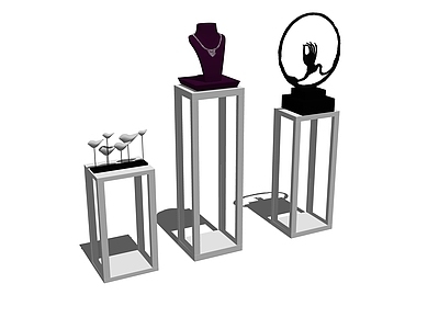 中式博古架 玉器展示柜 精品柜