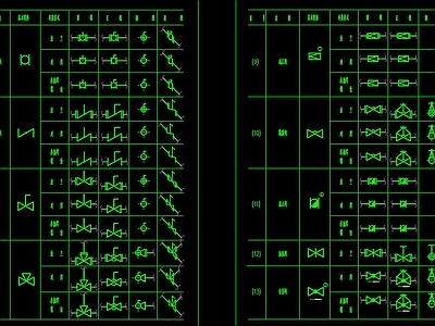 阀门CAD 图库