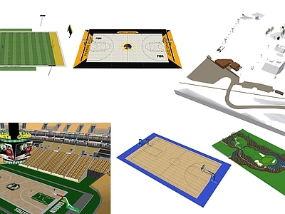 现代橄榄球场 高尔夫球场 滑雪场 凯尔特人队篮球场 篮球场