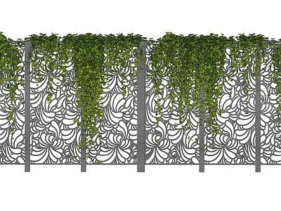 现代灌木 爬藤植物 常春藤 爬藤 爬山虎 植物墙 花架 绿植墙