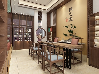 新中式茶馆 茶叶店