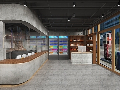 工业风火锅店