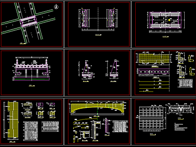 中式景观桥 施工图