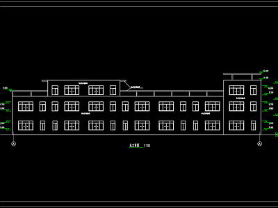 中式徽派建筑 施工图