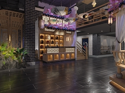 新中式火锅店
