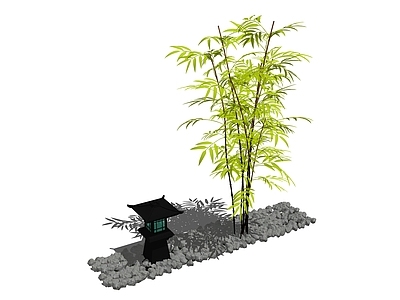 中式竹子