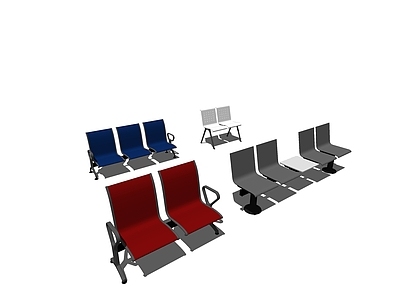 现代地铁车站公共座椅