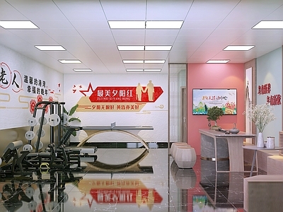 新中式健身房 健身器材