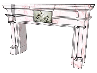 古典构件 壁炉架