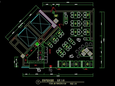 麻辣烫店CAD 施工图