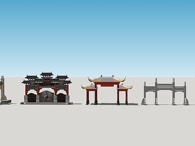 中式牌坊牌楼