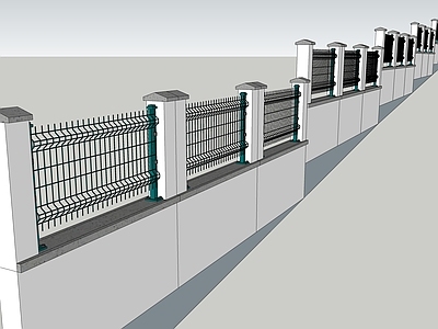 现代围栏 围墙护栏