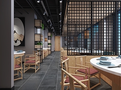 工业风火锅店