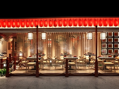 现代烧烤店