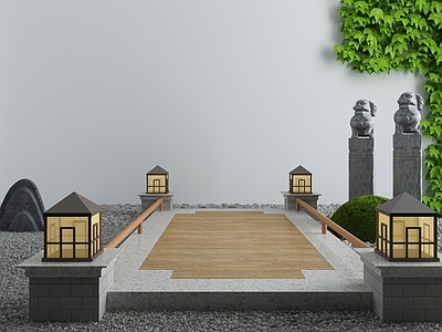 新中式景观桥