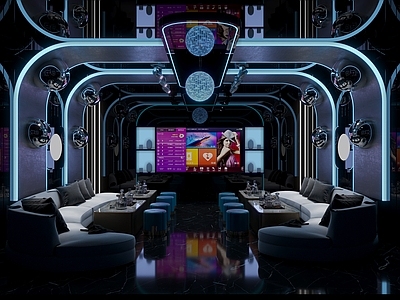 现代KTV 包厢